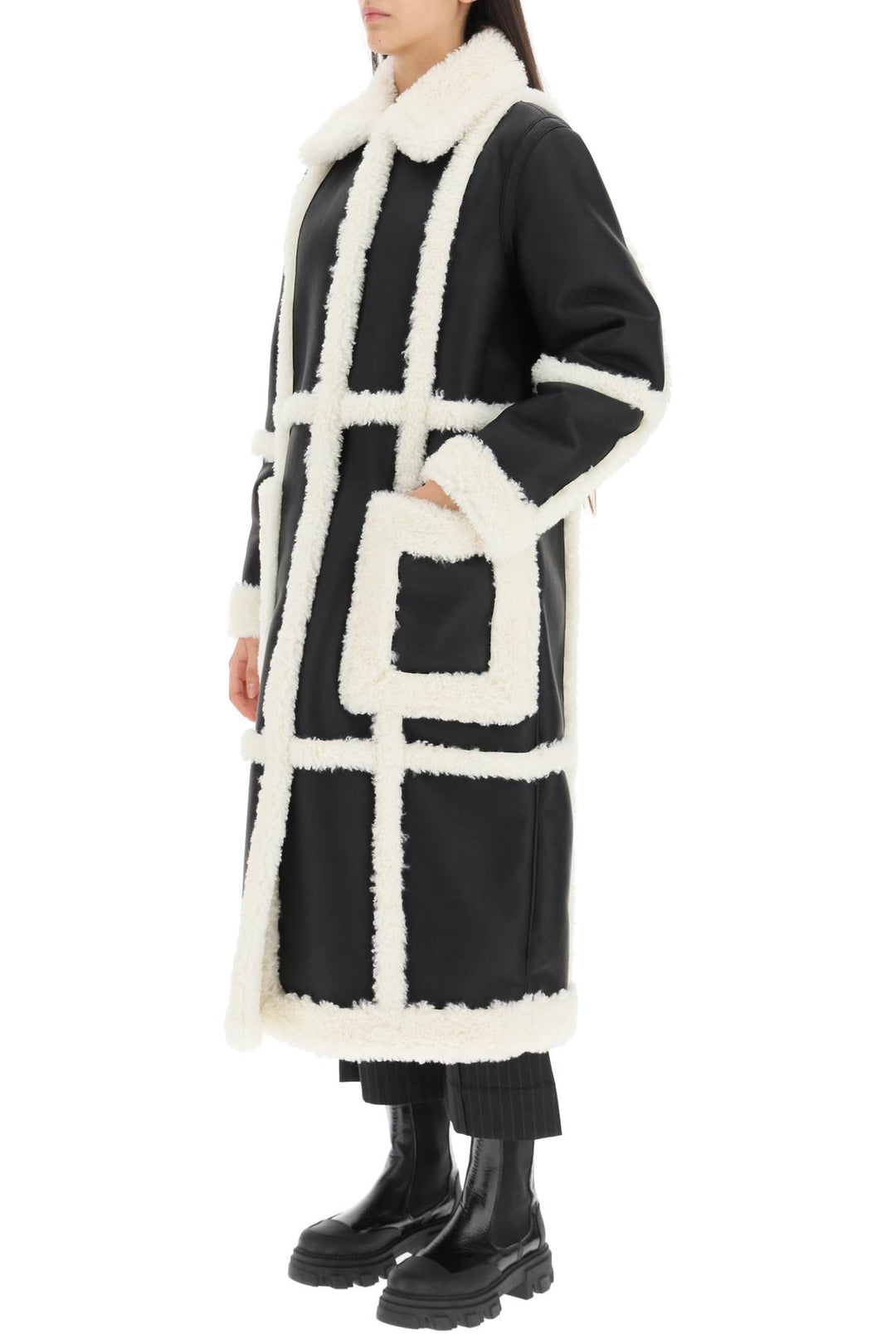 Patrice Eco Shearling Coat - Stand Studio - Women