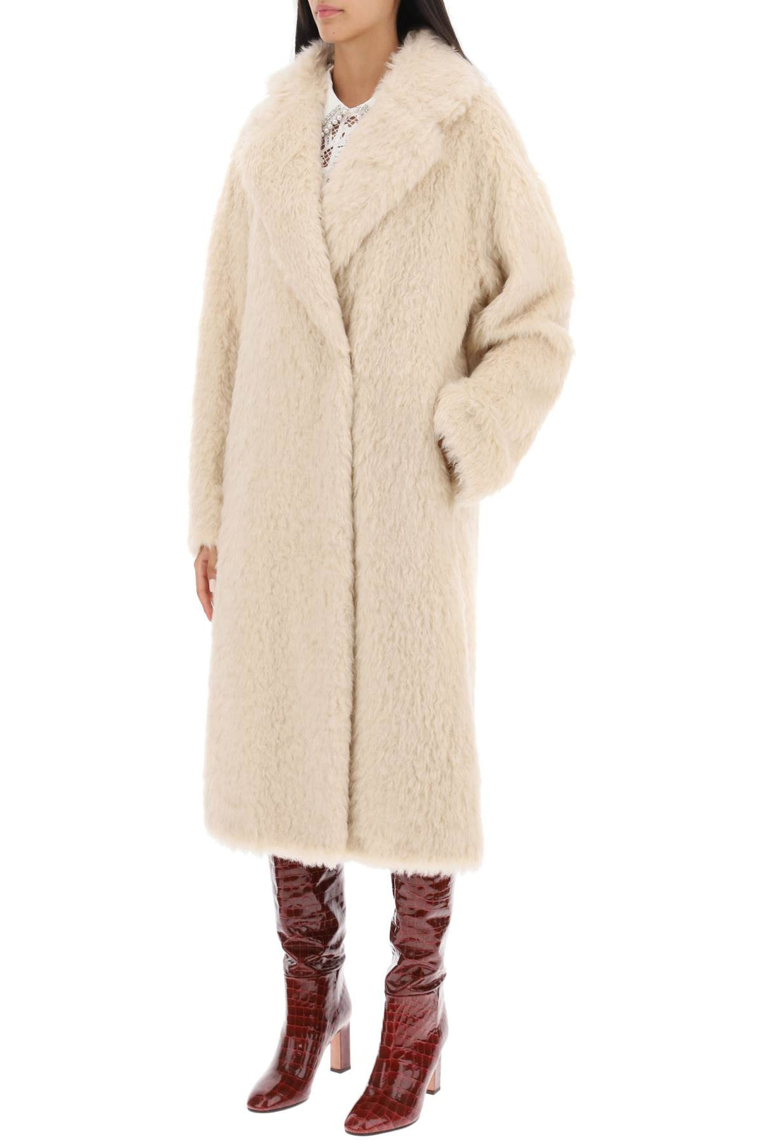 Nicole Eco Fur Coat - Stand Studio - Women