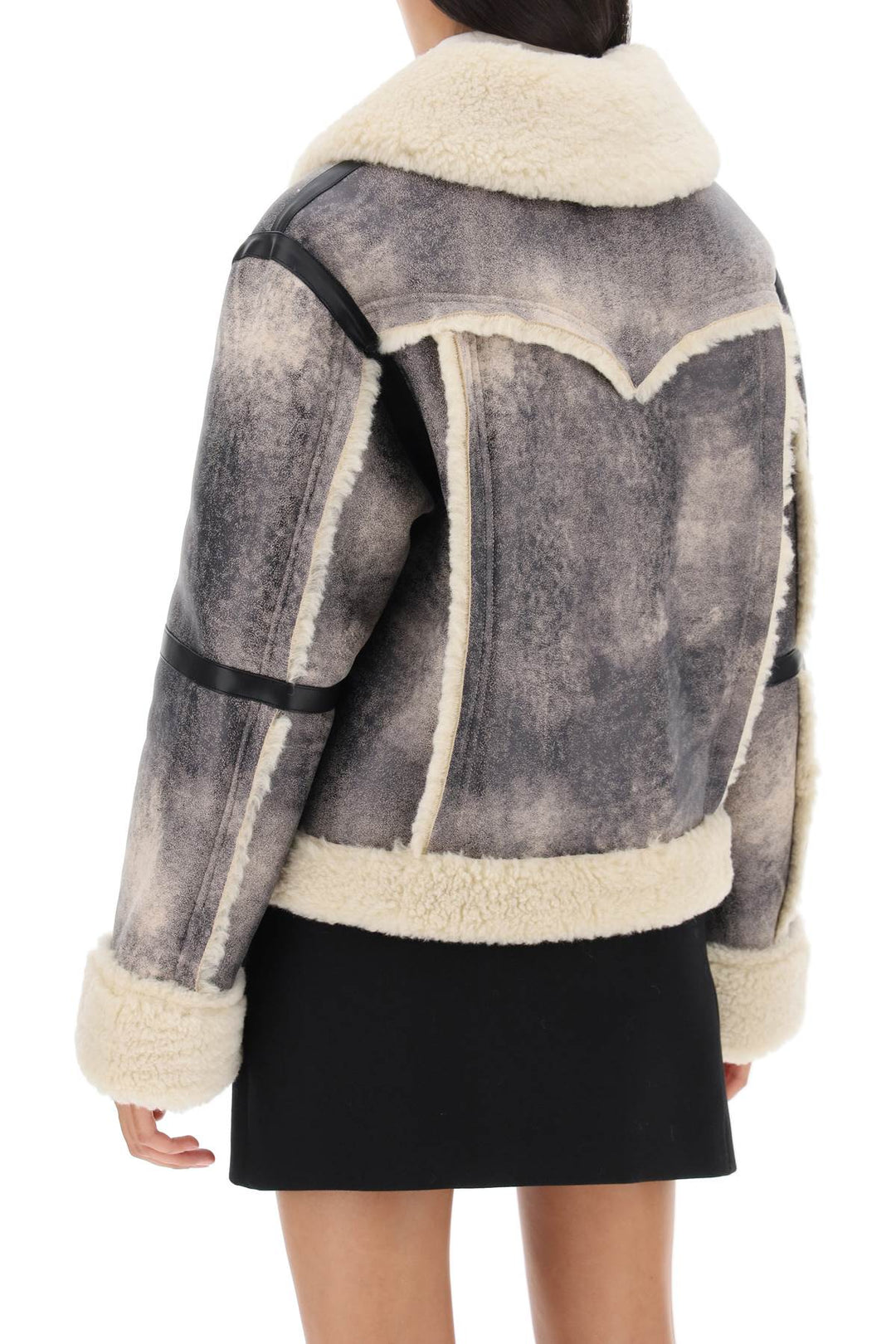 'Lessie' Faux Shearling Jacket - Stand Studio - Women