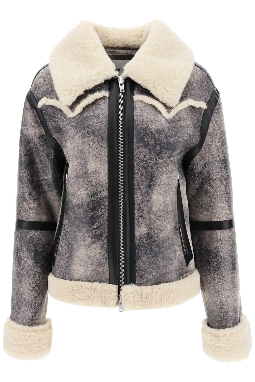 'Lessie' Faux Shearling Jacket - Stand Studio - Women