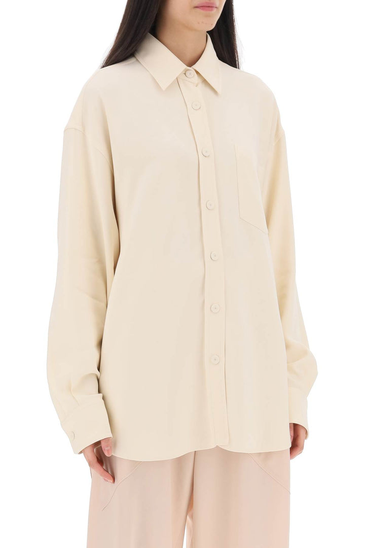 Oversized Shirt In Crepe Jersey - Stella Mc Cartney - Women