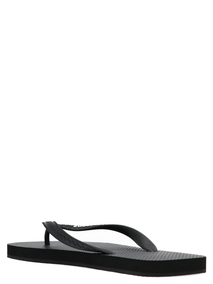 Logo Thong Sandals Black