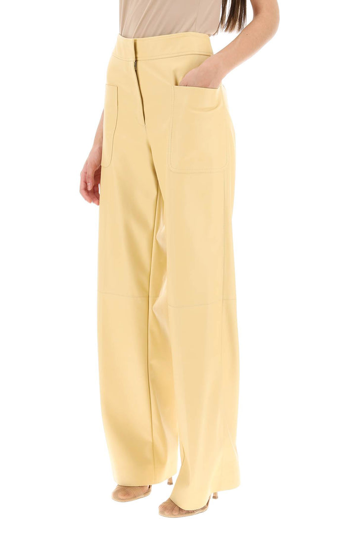 Wide Leg Pants In Vegan Leather - Stella Mc Cartney - Women