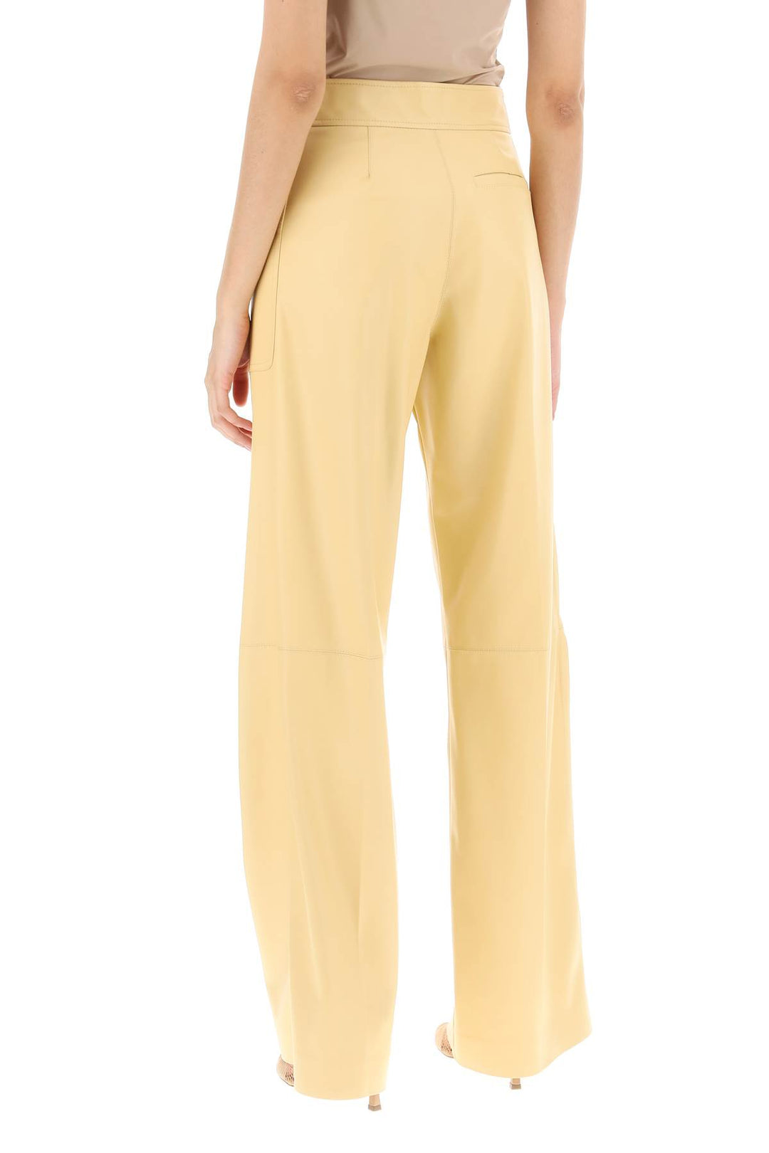 Wide Leg Pants In Vegan Leather - Stella Mc Cartney - Women