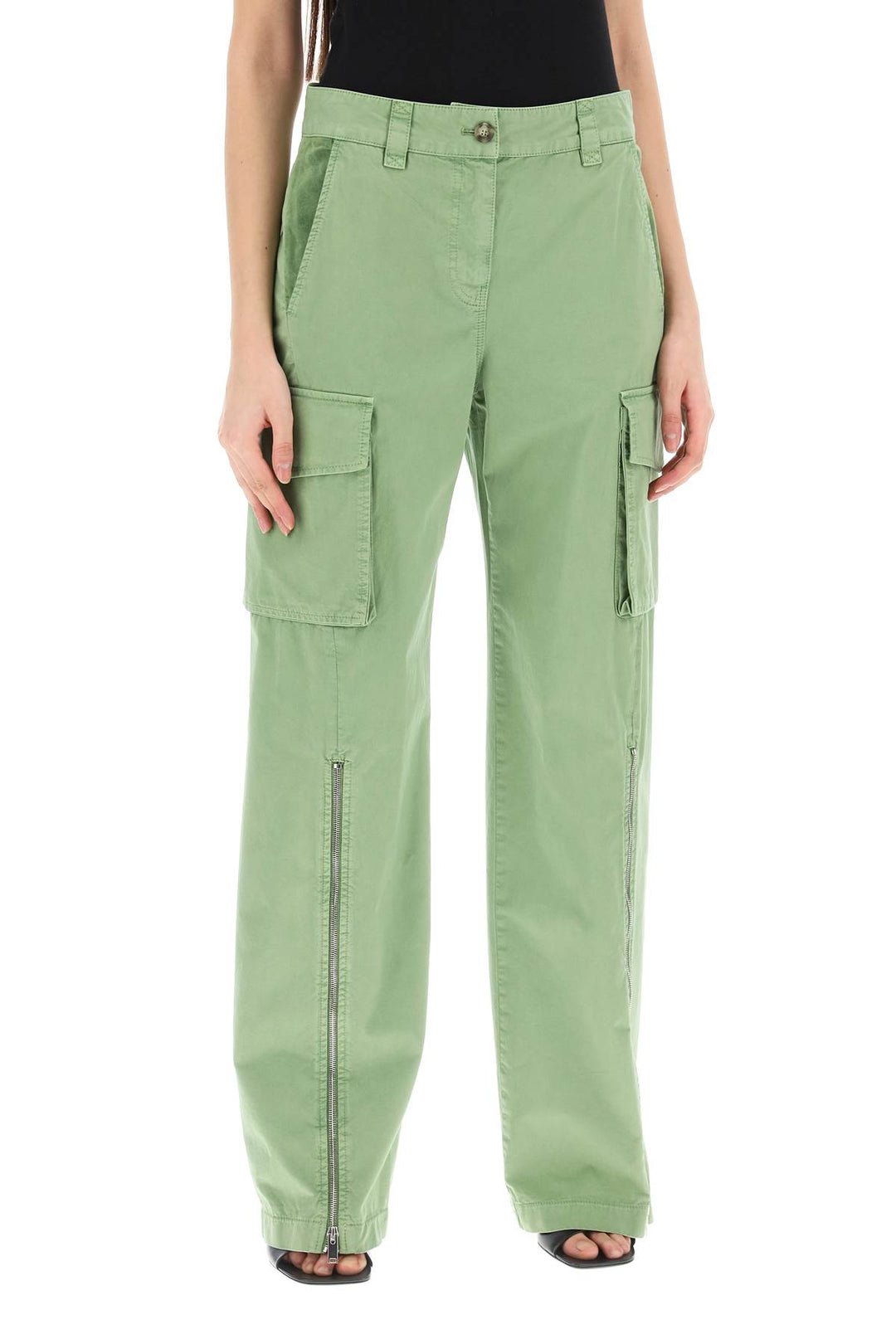 Pantaloni Cargo In Cotone Biologico - Stella Mc Cartney - Women