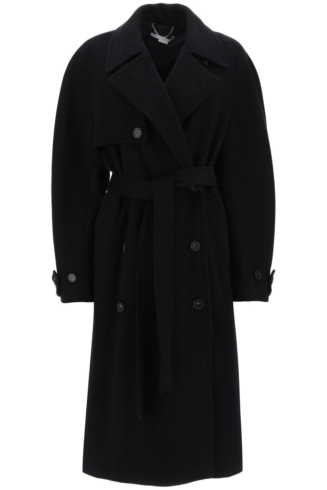 Double Breasted Wool Trench Coat - Stella Mc Cartney - Women