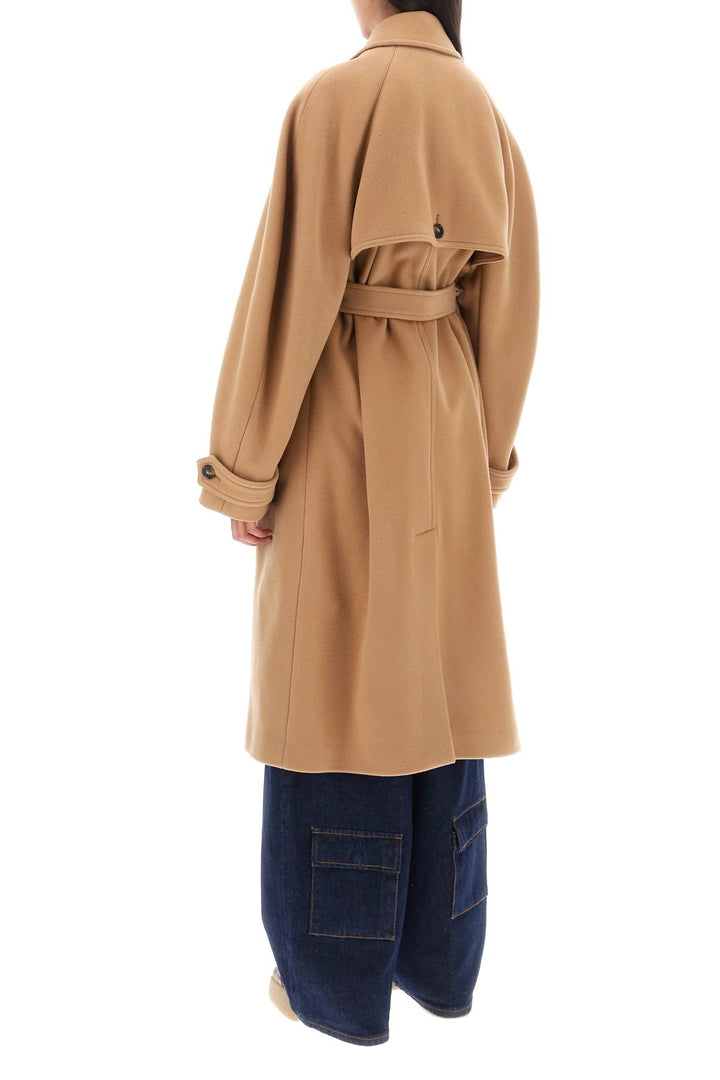 Double Breasted Wool Trench Coat - Stella Mc Cartney - Women