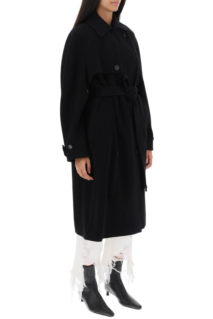 Double Breasted Wool Trench Coat - Stella Mc Cartney - Women