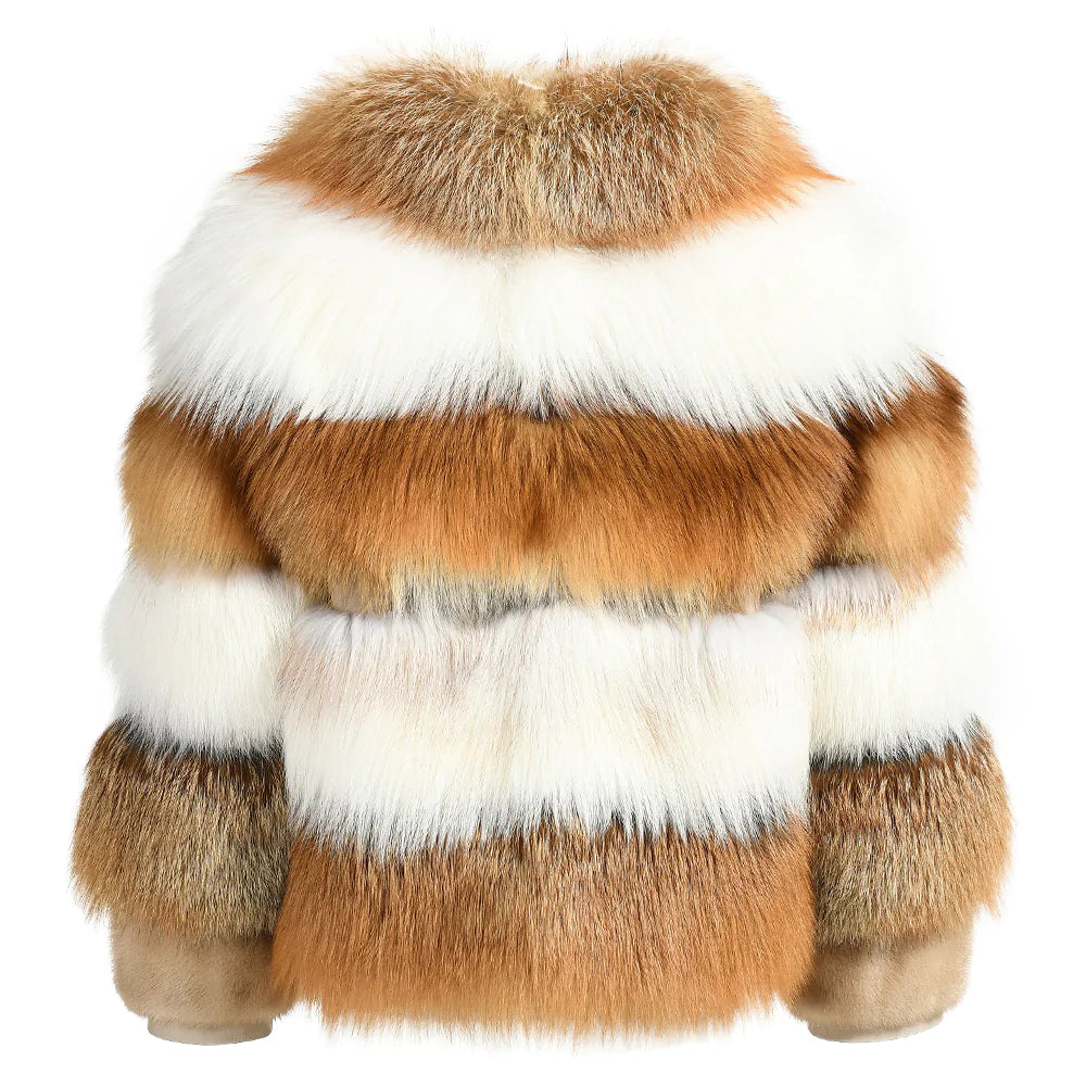 Luxury Jacket in Red Fox Fur