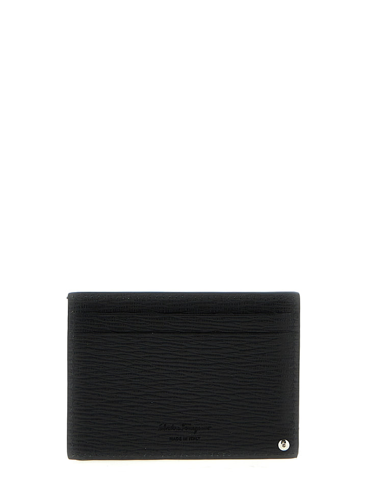 Gancini Wallets, Card Holders Black