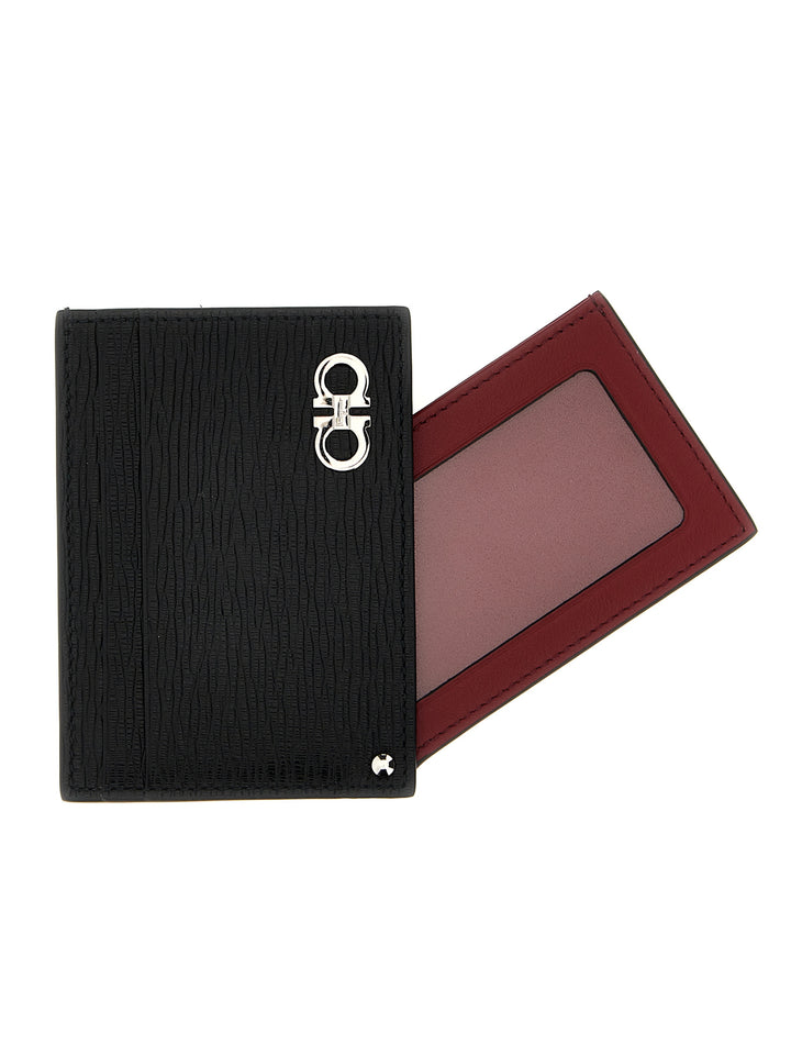 Gancini Wallets, Card Holders Black