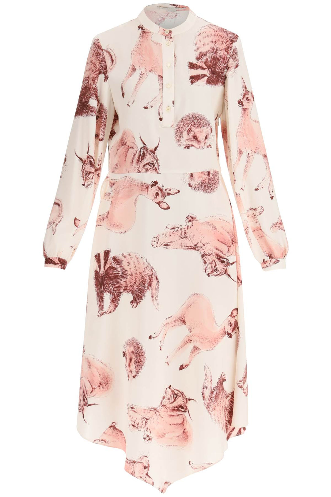 Fauna Rewild Print Shirt Dress - Stella Mc Cartney - Women