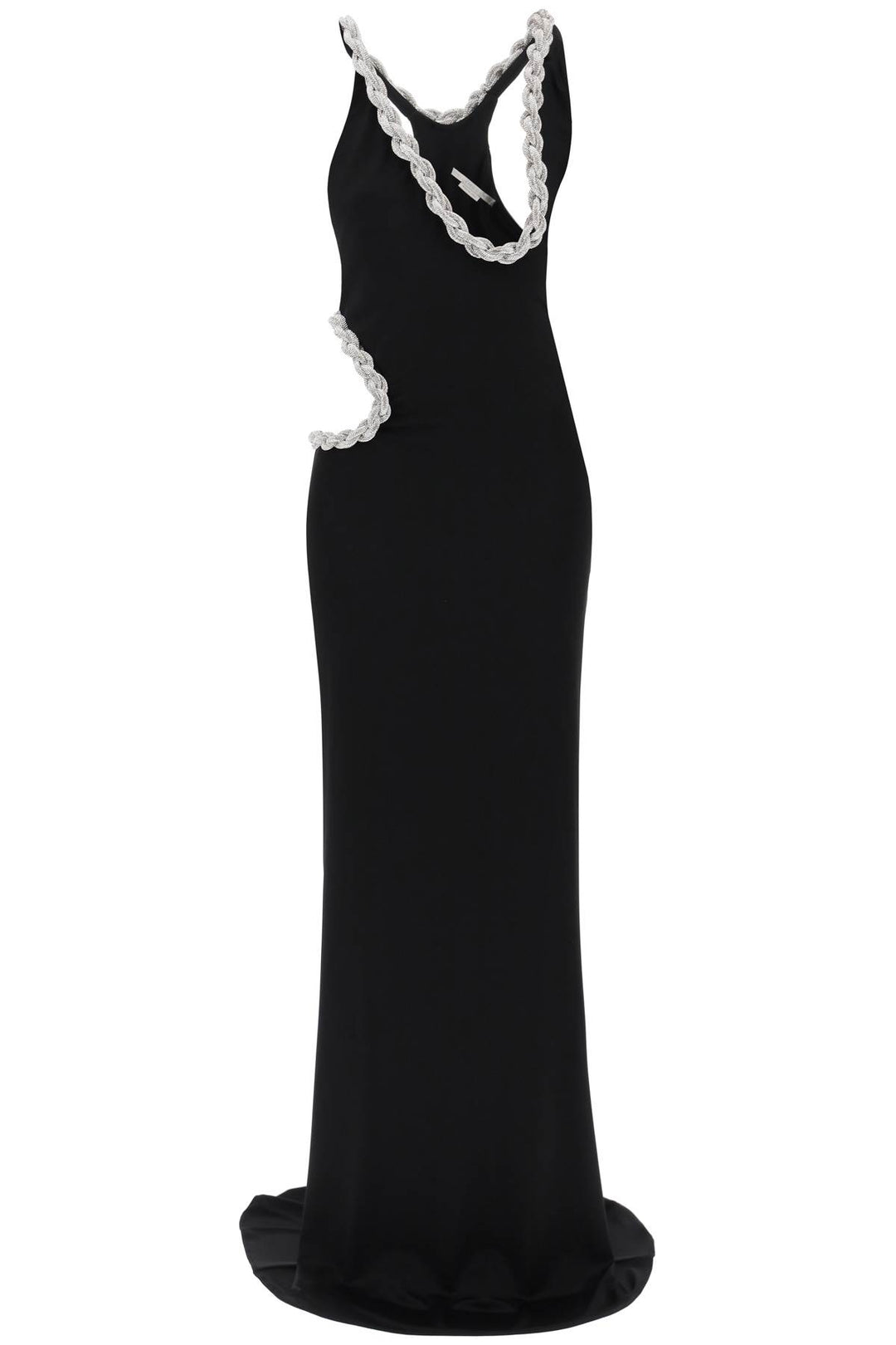 Maxi Dress With Braided Rhinestone Tubulars - Stella Mc Cartney - Women