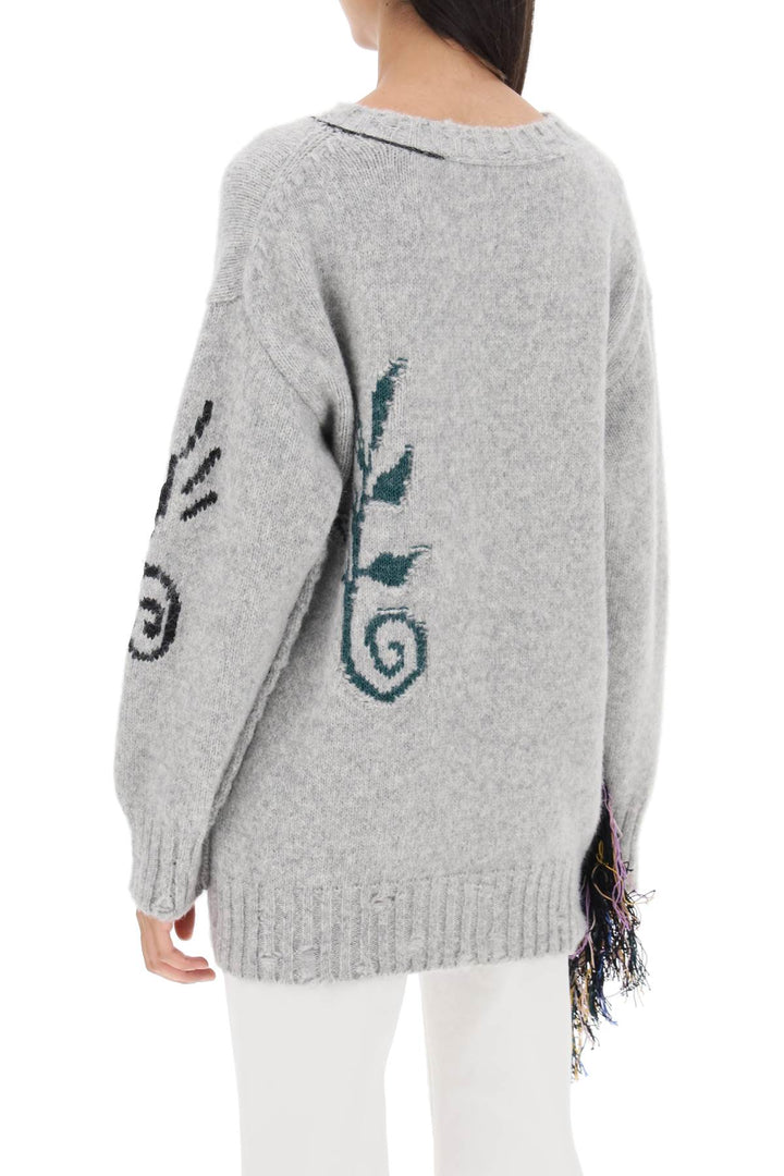 Folk Artwork Alpaca Sweater - Stella Mc Cartney - Women