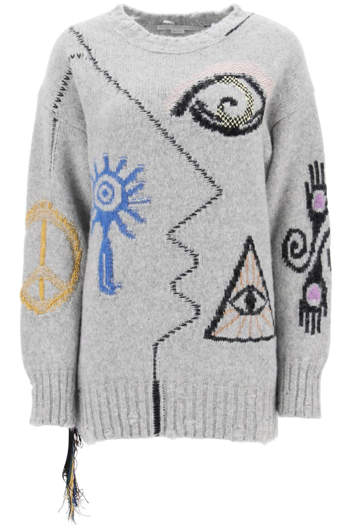 Folk Artwork Alpaca Sweater - Stella Mc Cartney - Women