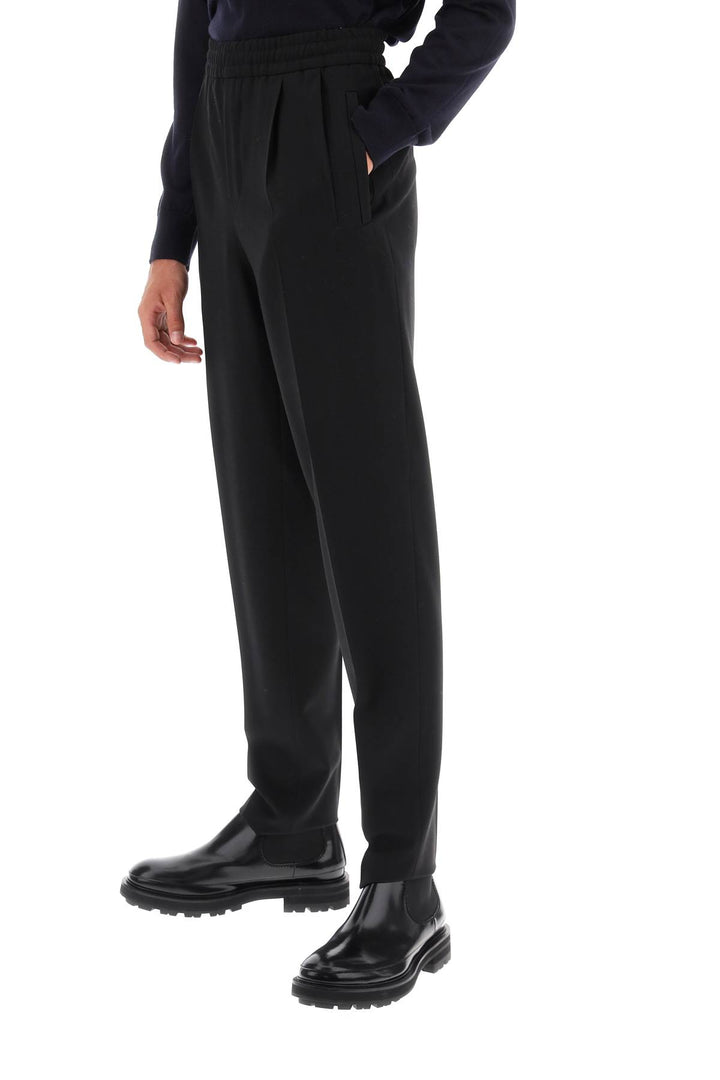 Jogger Fit Wool Blend Trousers - Zegna - Men