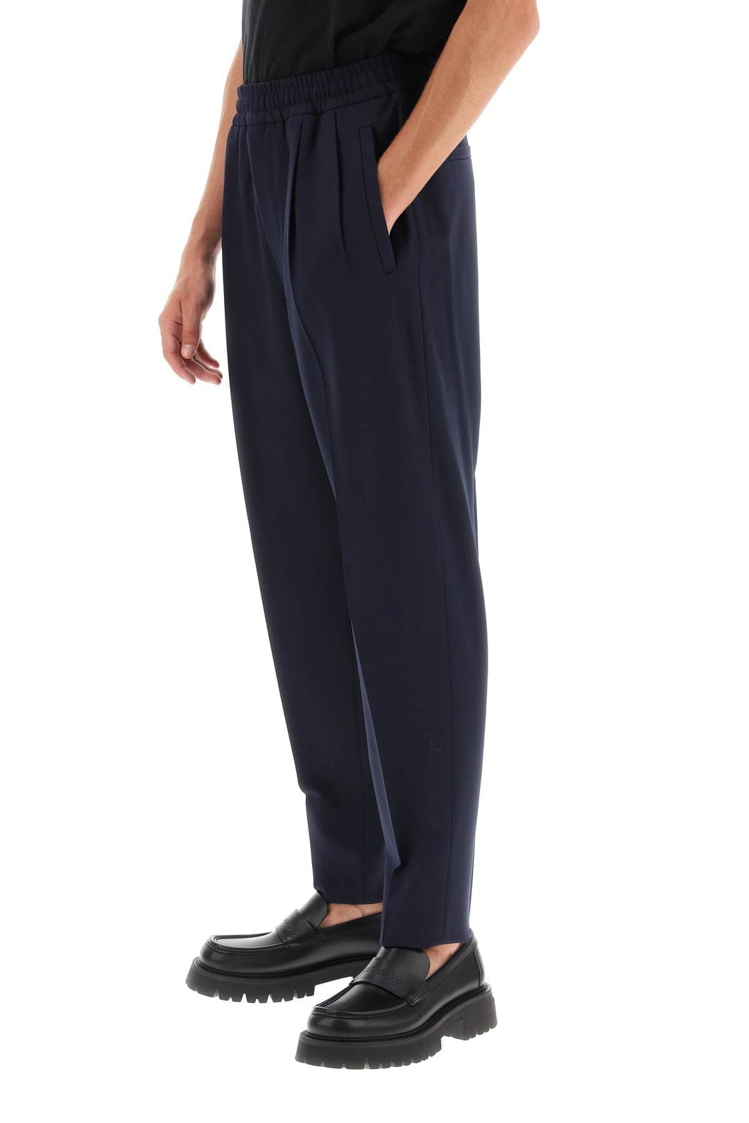 Jogger Fit Wool Blend Trousers - Zegna - Men