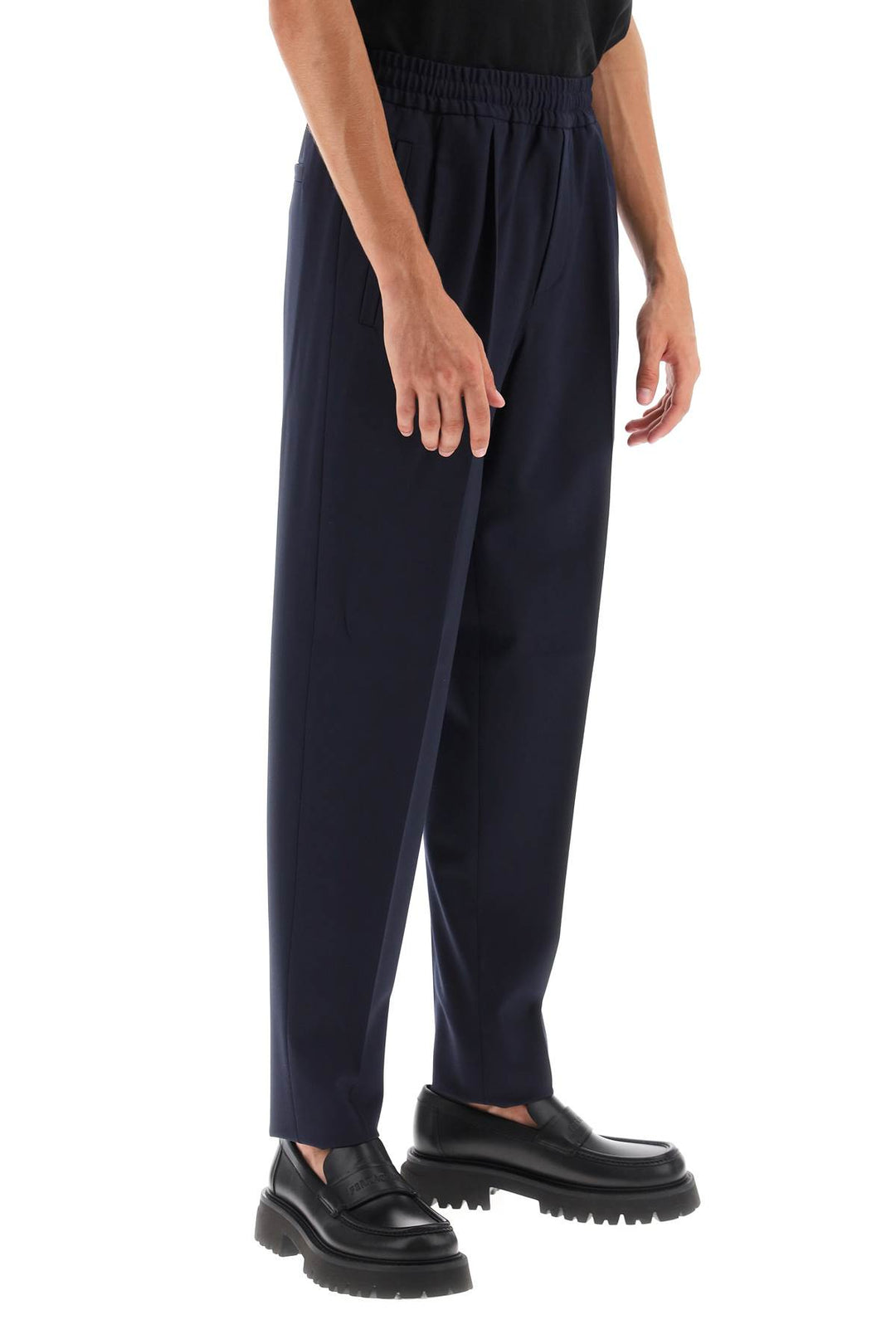 Jogger Fit Wool Blend Trousers - Zegna - Men