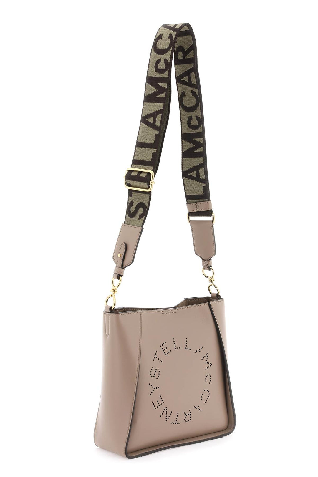 Crossbody Bag With Perforated Stella Logo - Stella Mc Cartney - Women