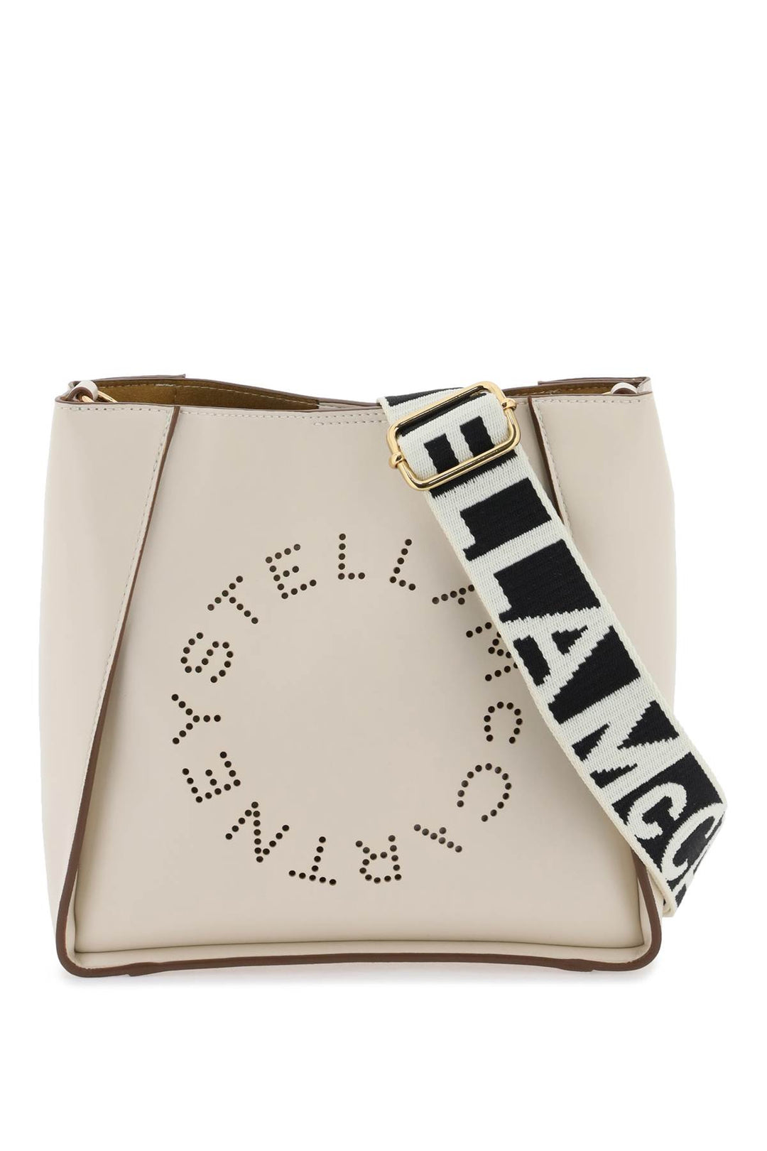 Crossbody Bag With Perforated Stella Logo - Stella Mc Cartney - Women