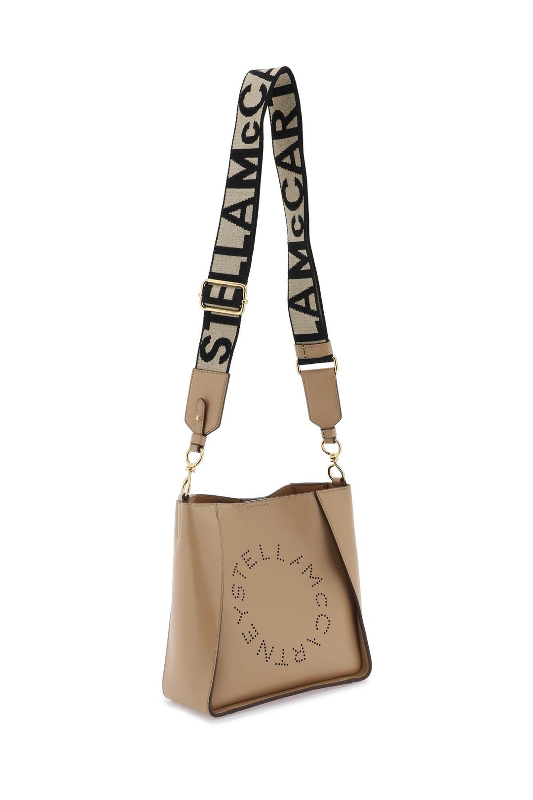 Crossbody Bag With Perforated Stella Logo - Stella Mc Cartney - Women