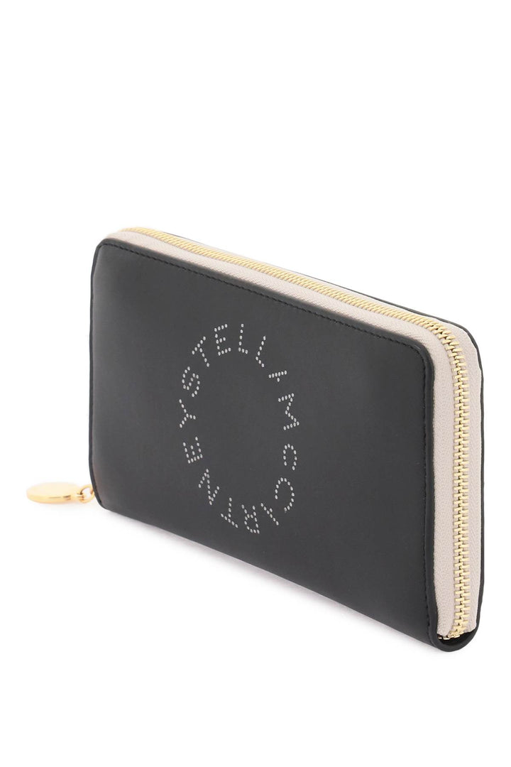 Faux Leather Zip Around Wallet - Stella Mc Cartney - Women