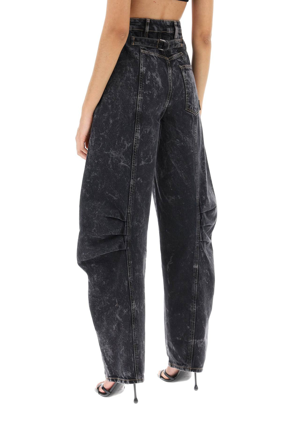 Baggy Jeans With Tapered Leg - Rotate - Women