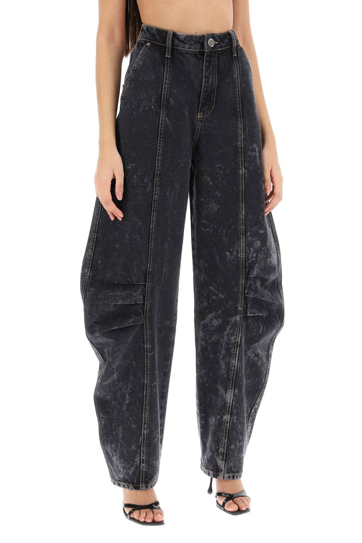 Baggy Jeans With Tapered Leg - Rotate - Women