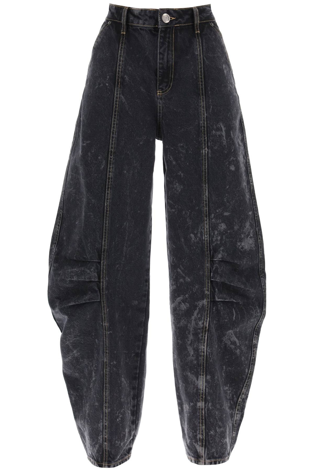 Baggy Jeans With Tapered Leg - Rotate - Women