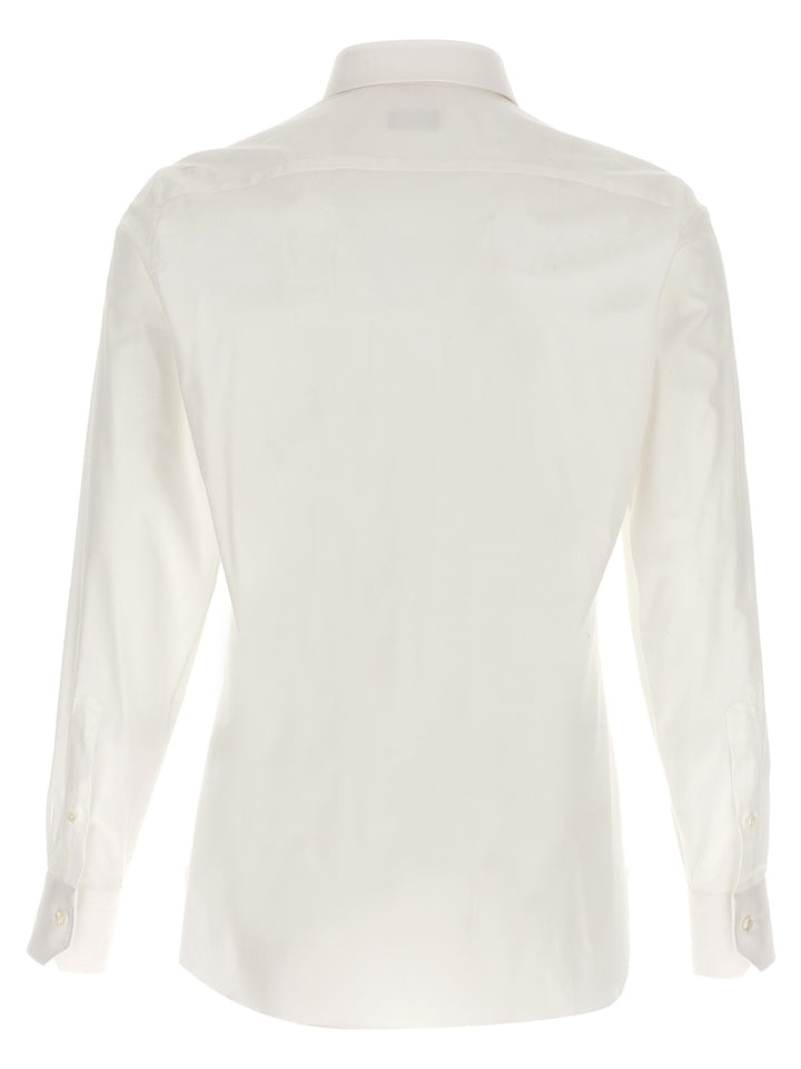 Stretch Cotton Shirt Shirt, Blouse White