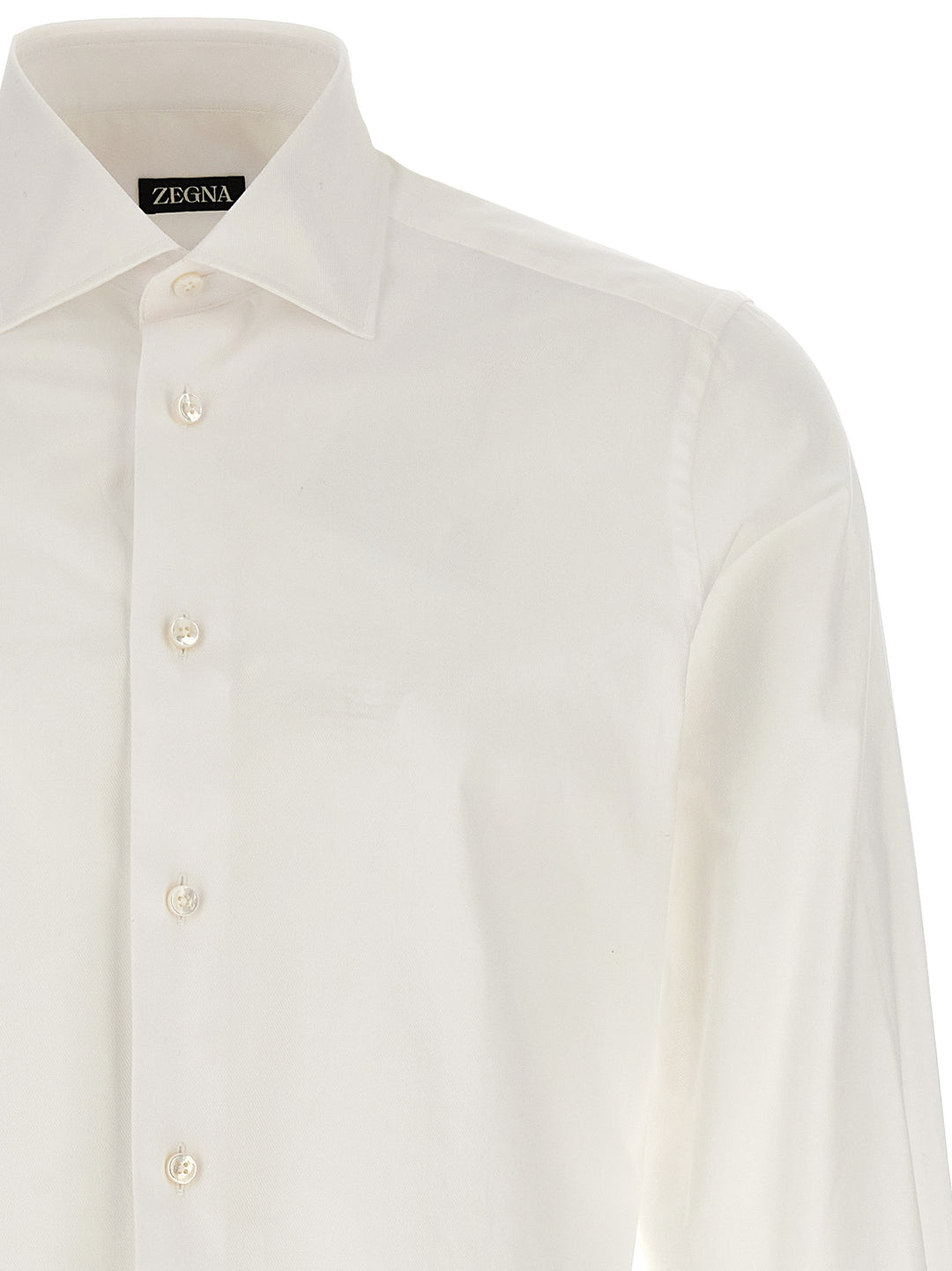 Stretch Cotton Shirt Shirt, Blouse White