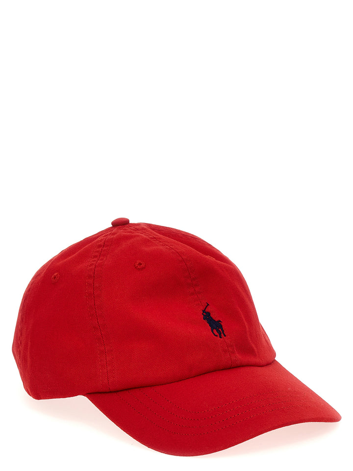 Logo Embroidery Cap Hats Red