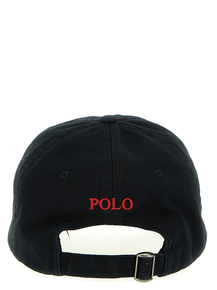 Logo Embroidery Cap Hats Black