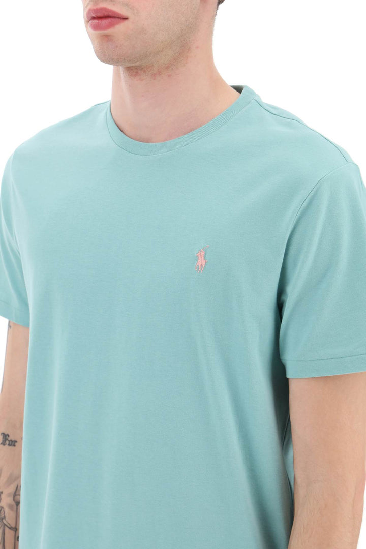 Custom Slim Fit T Shirt With Logo - Polo Ralph Lauren - Men