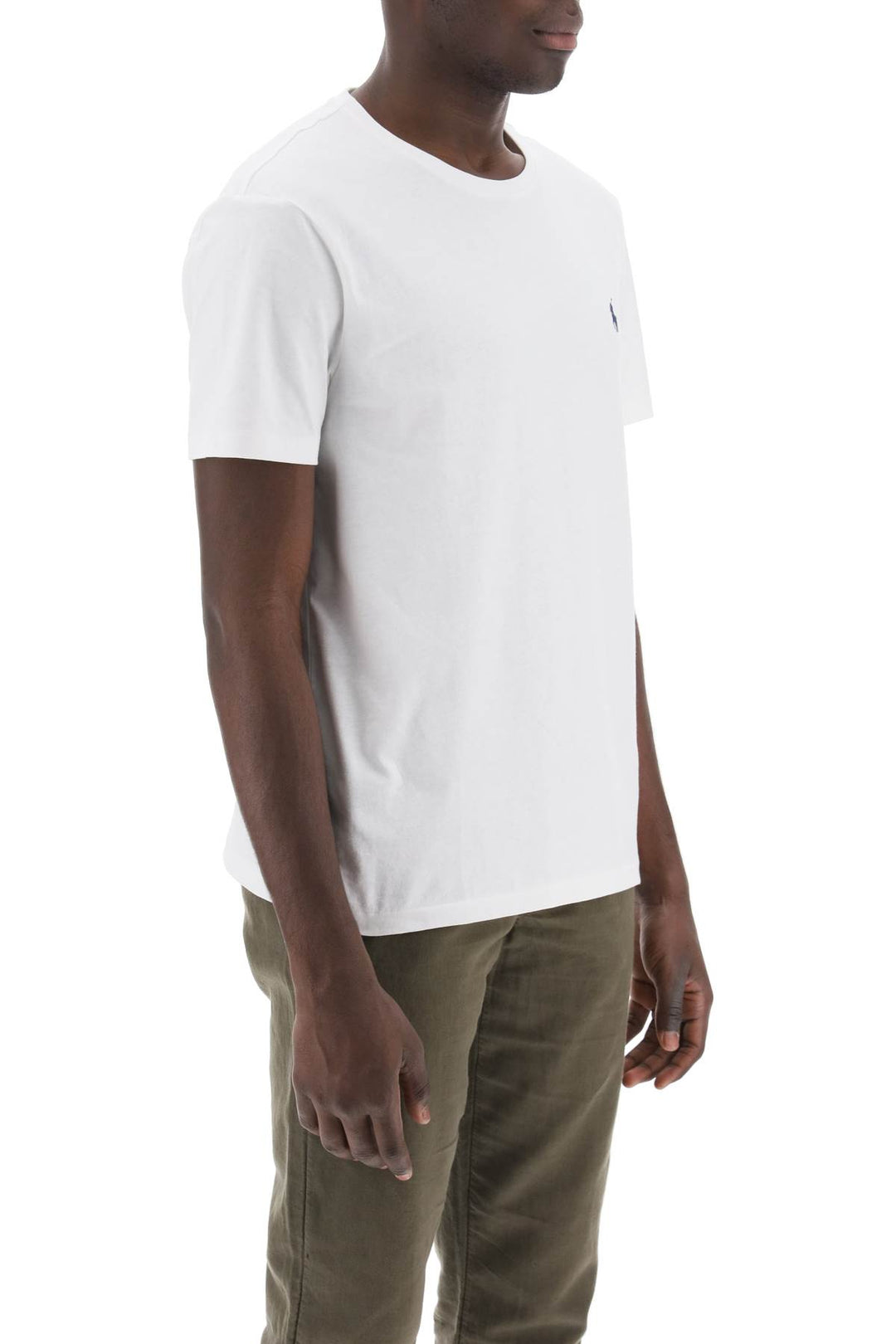 Custom Fit T Shirt With Logo Embroidery - Polo Ralph Lauren - Men