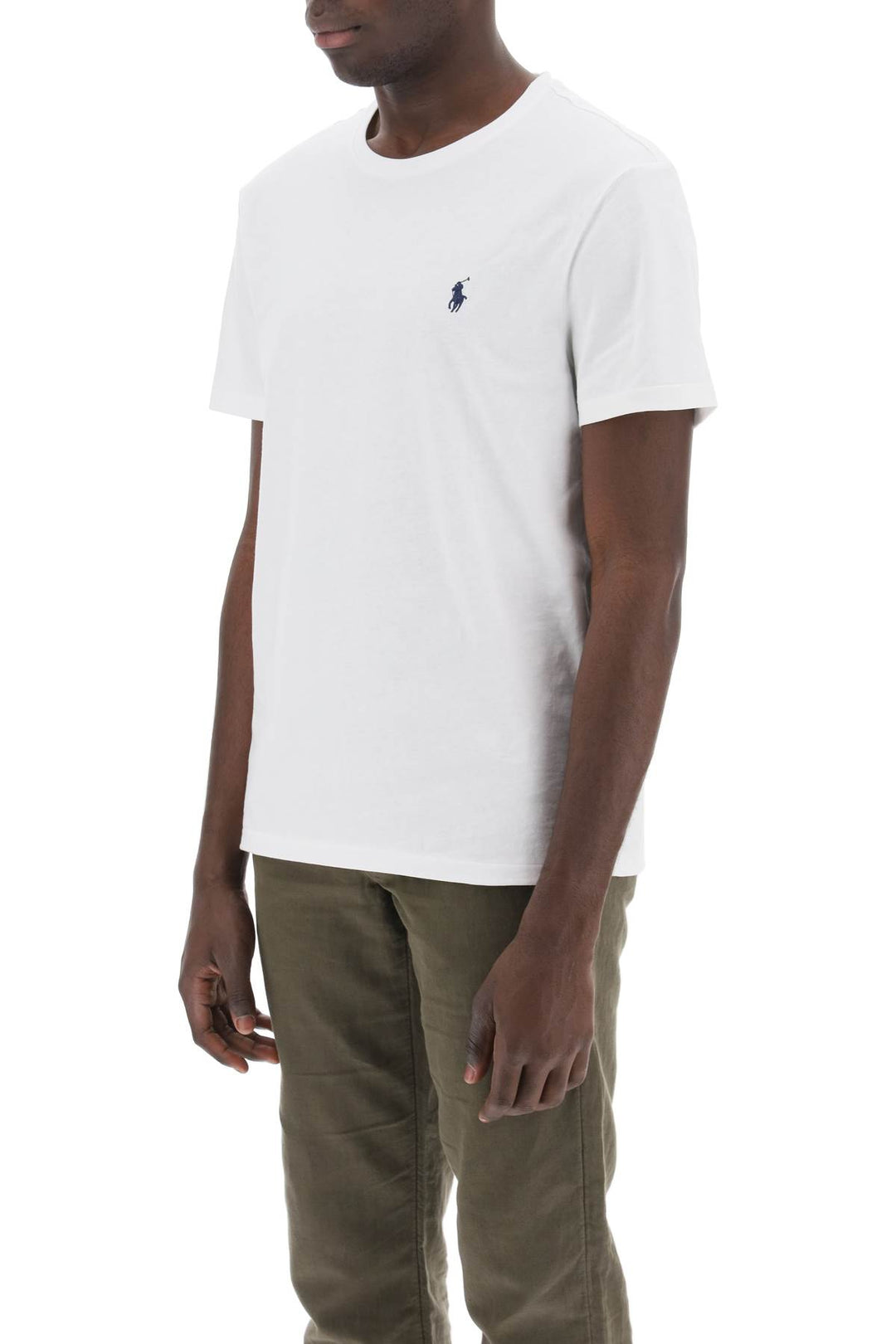 Custom Fit T Shirt With Logo Embroidery - Polo Ralph Lauren - Men