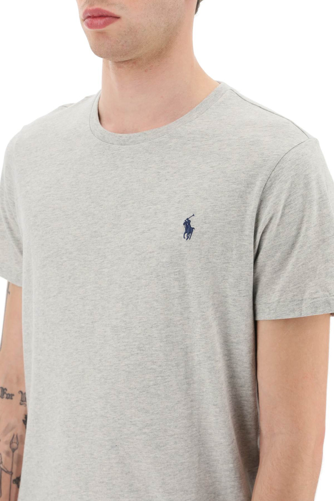 Custom Slim Fit T Shirt With Logo - Polo Ralph Lauren - Men