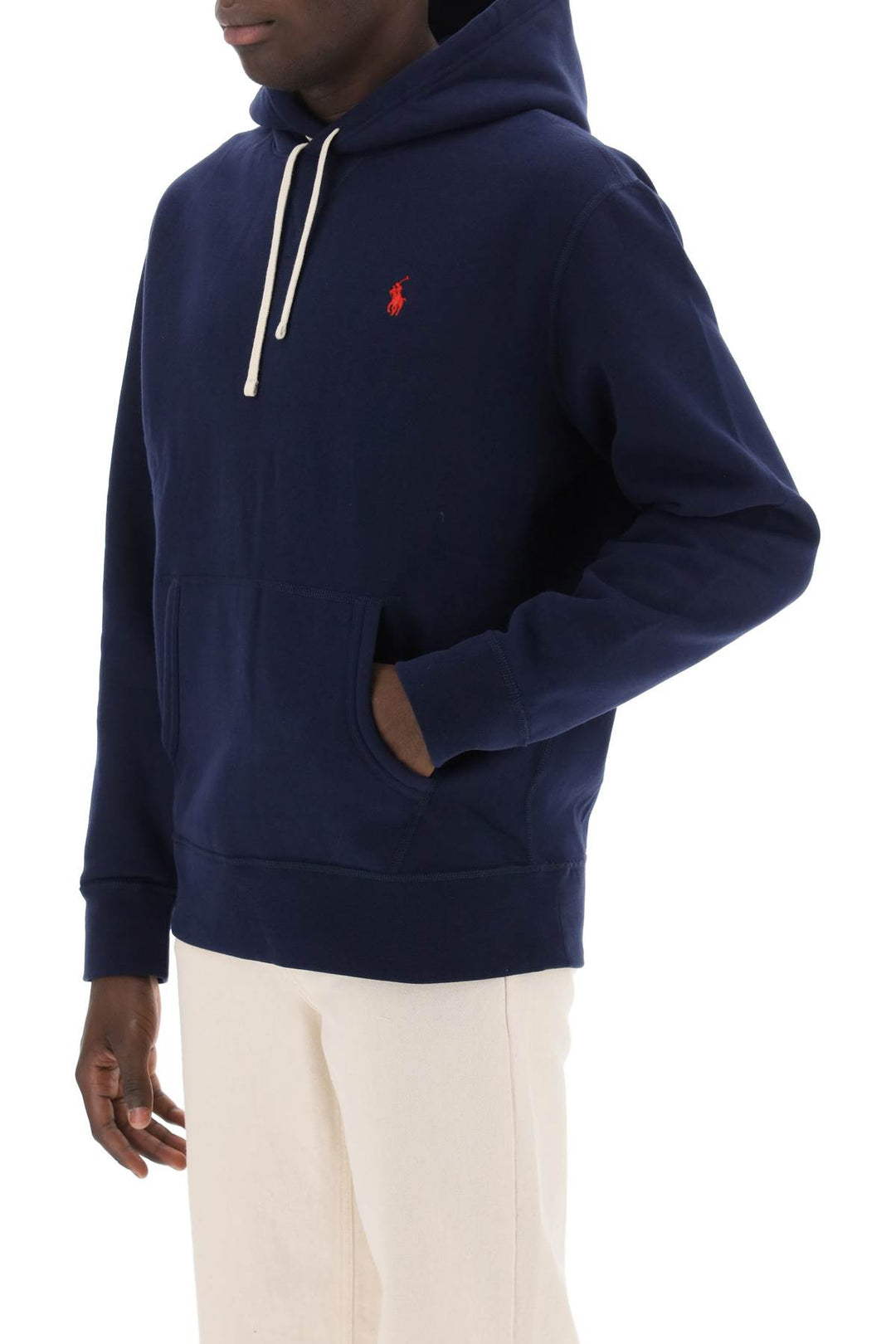 Hoodie In Fleece Back Cotton - Polo Ralph Lauren - Men