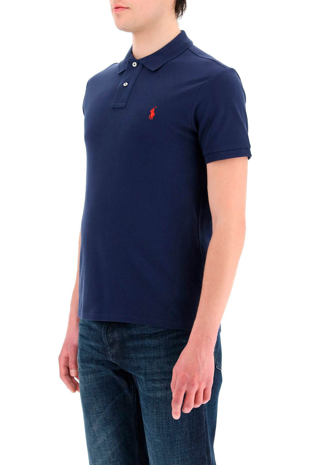 Pique Cotton Polo Shirt - Polo Ralph Lauren - Men