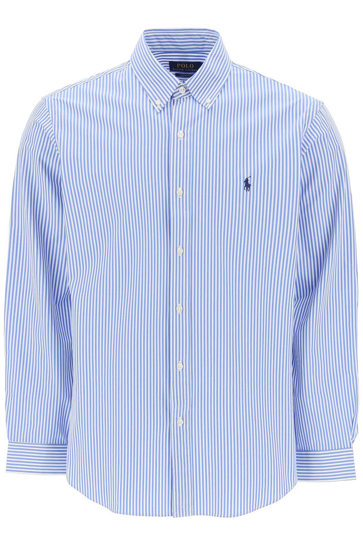 Striped Cotton Poplin Shirt - Polo Ralph Lauren - Men