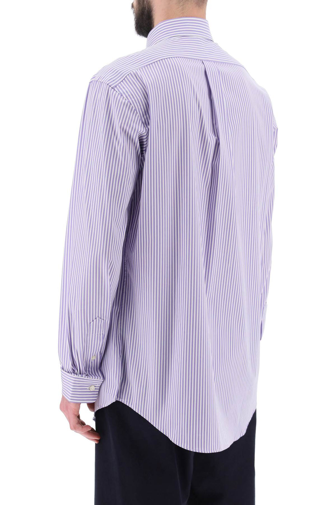 Striped Cotton Poplin Shirt - Polo Ralph Lauren - Men