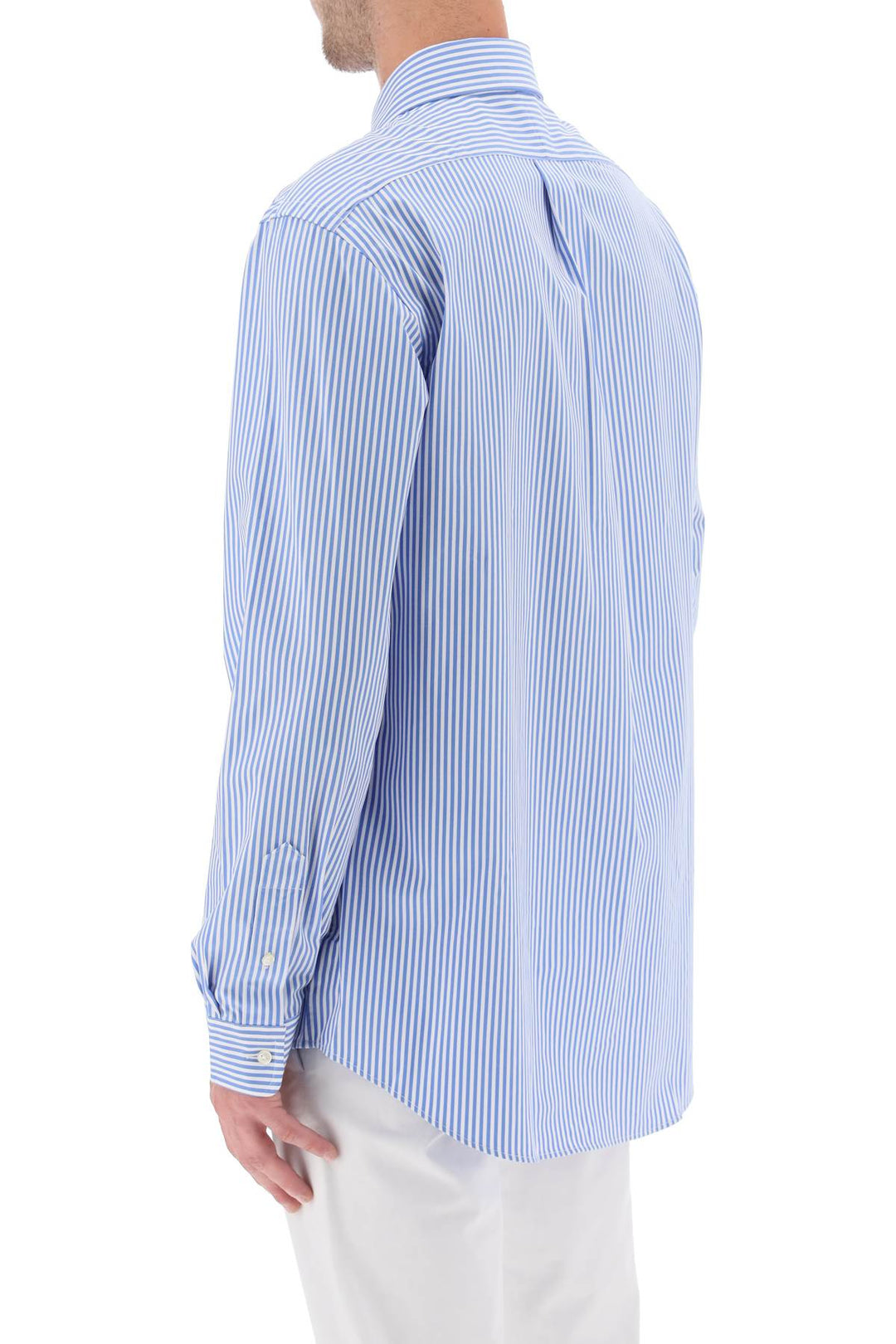 Striped Cotton Poplin Shirt - Polo Ralph Lauren - Men