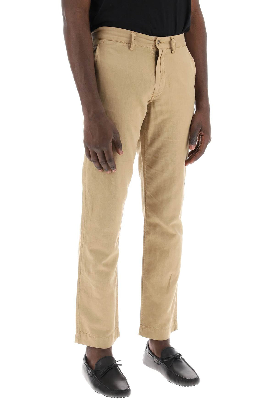 Pantaloni In Lino E Cotone - Polo Ralph Lauren - Men