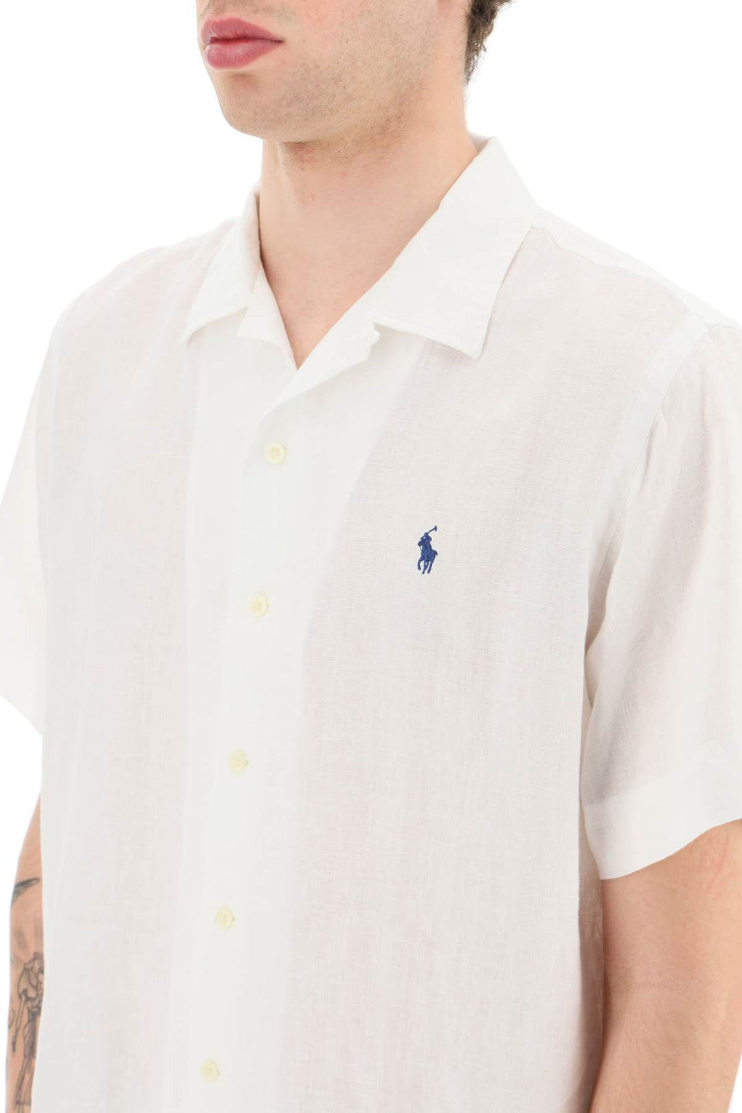 Striped Linen Shirt - Polo Ralph Lauren - Men