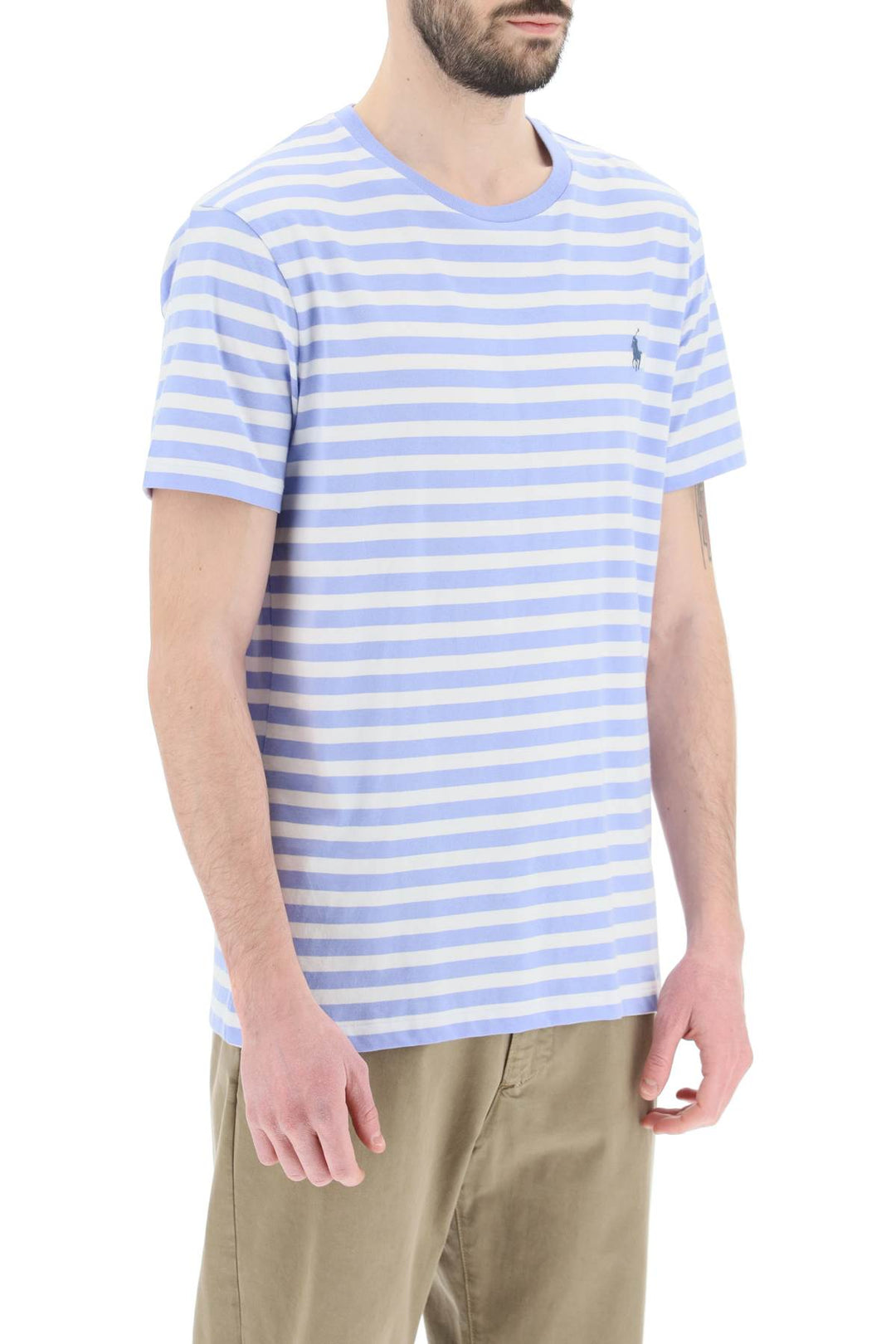 Striped Classic Shirt With Logo Embroidery - Polo Ralph Lauren - Men