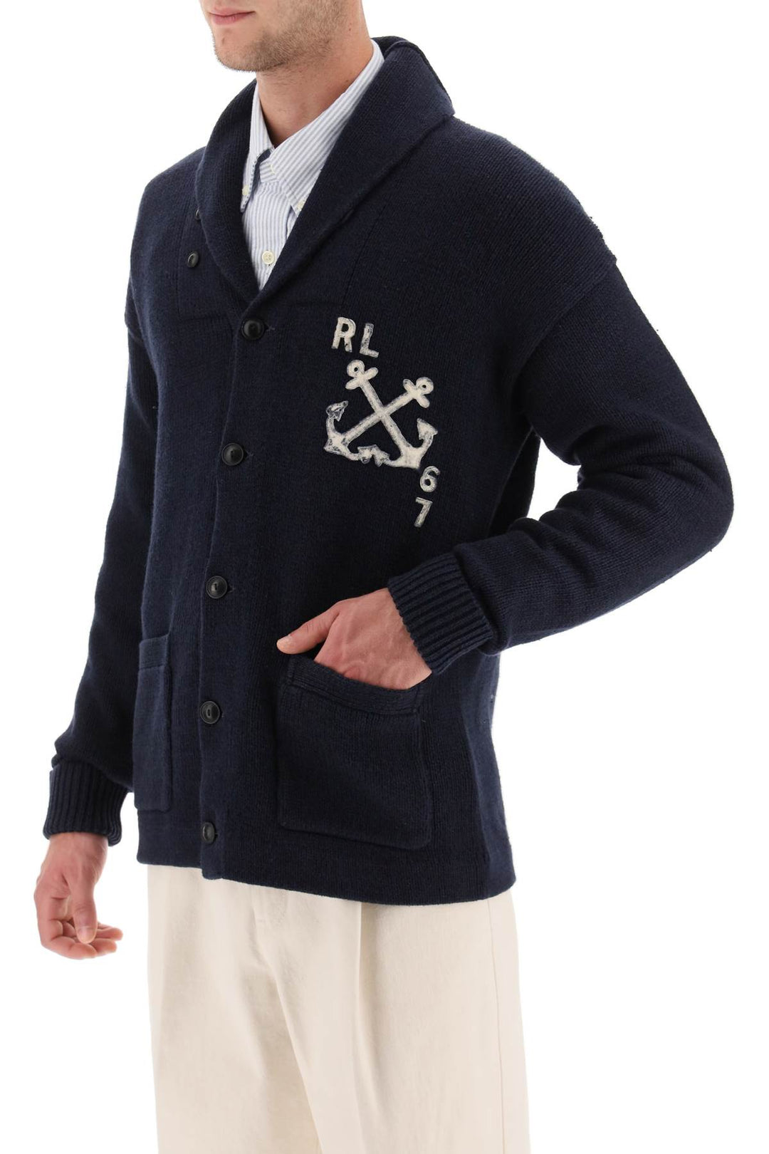 Cotton And Linen Cardigan - Polo Ralph Lauren - Men