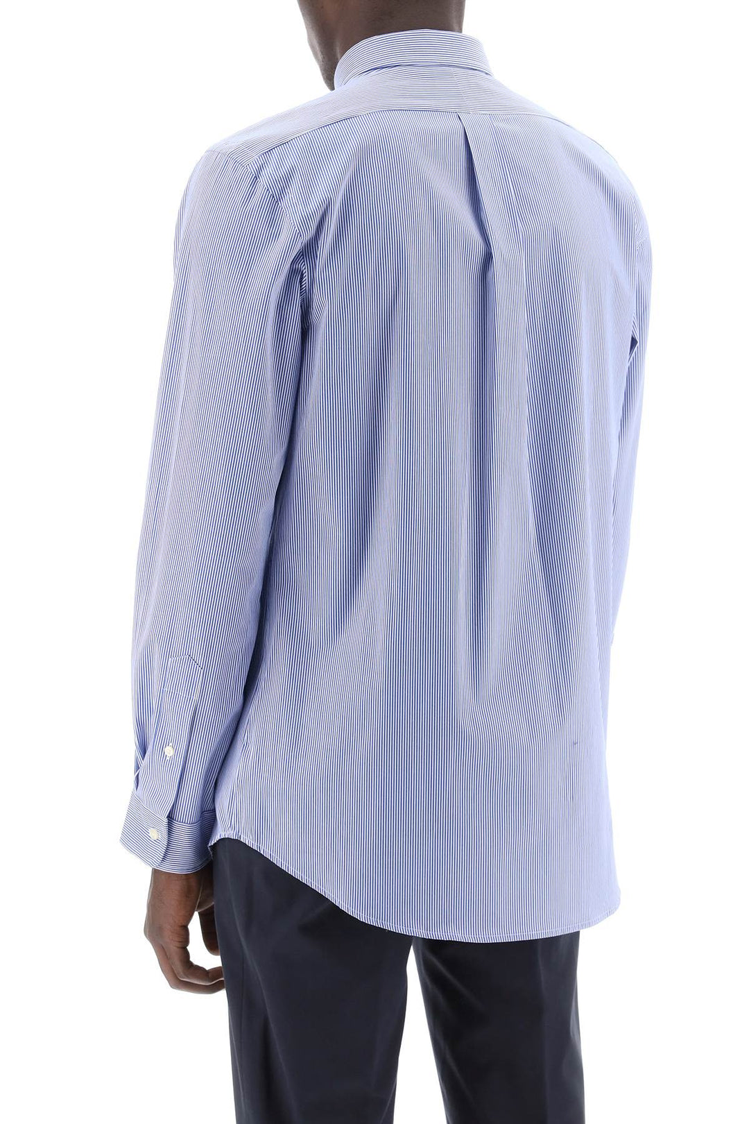 Camicia In Popeline Stretch A Righe - Polo Ralph Lauren - Men