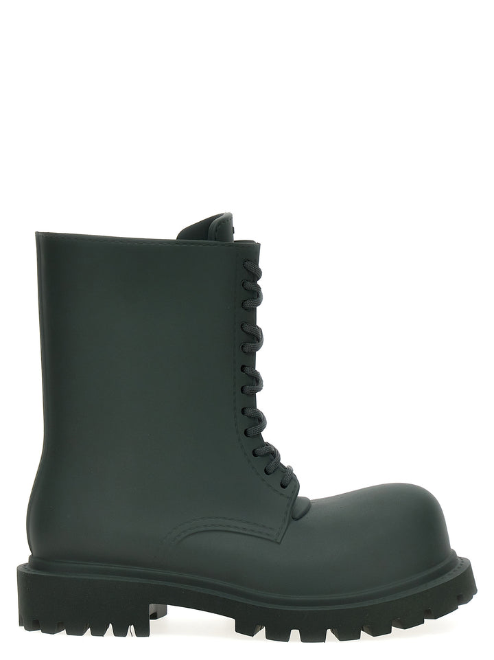 Steroid Boots, Ankle Boots Green