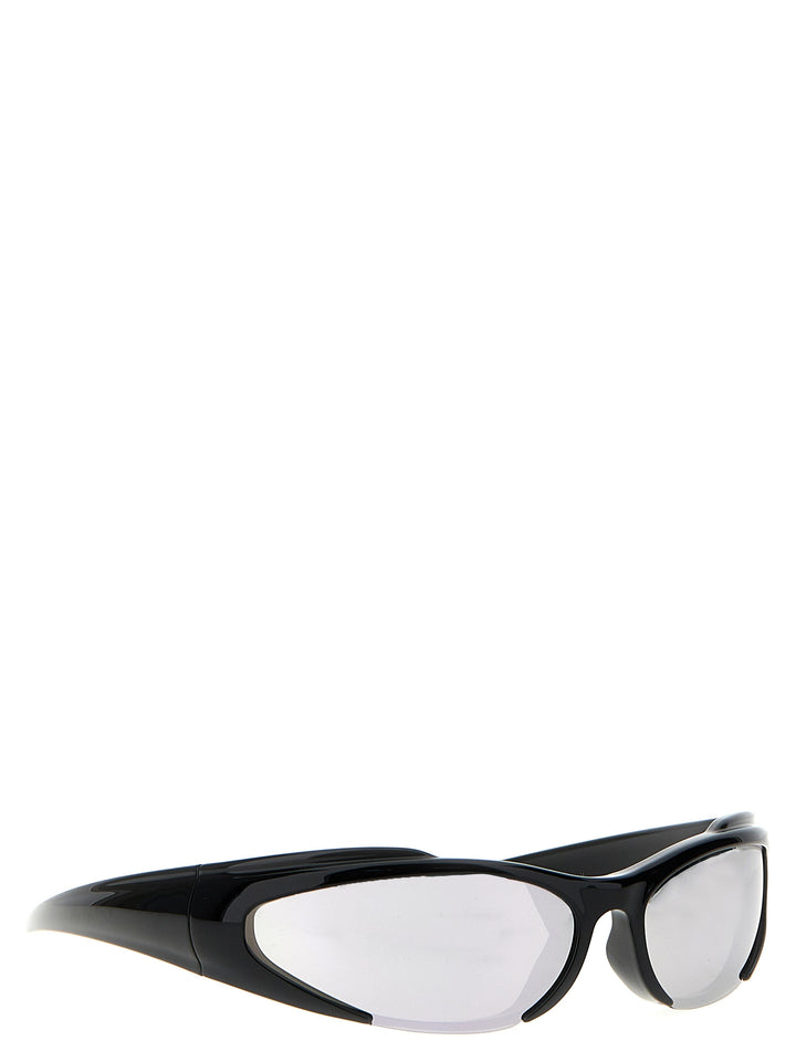 Reverse Xpander Rectangle Sunglasses Black