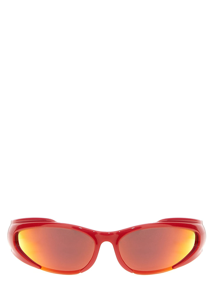 Reverse Xpander Rectangle Sunglasses Red